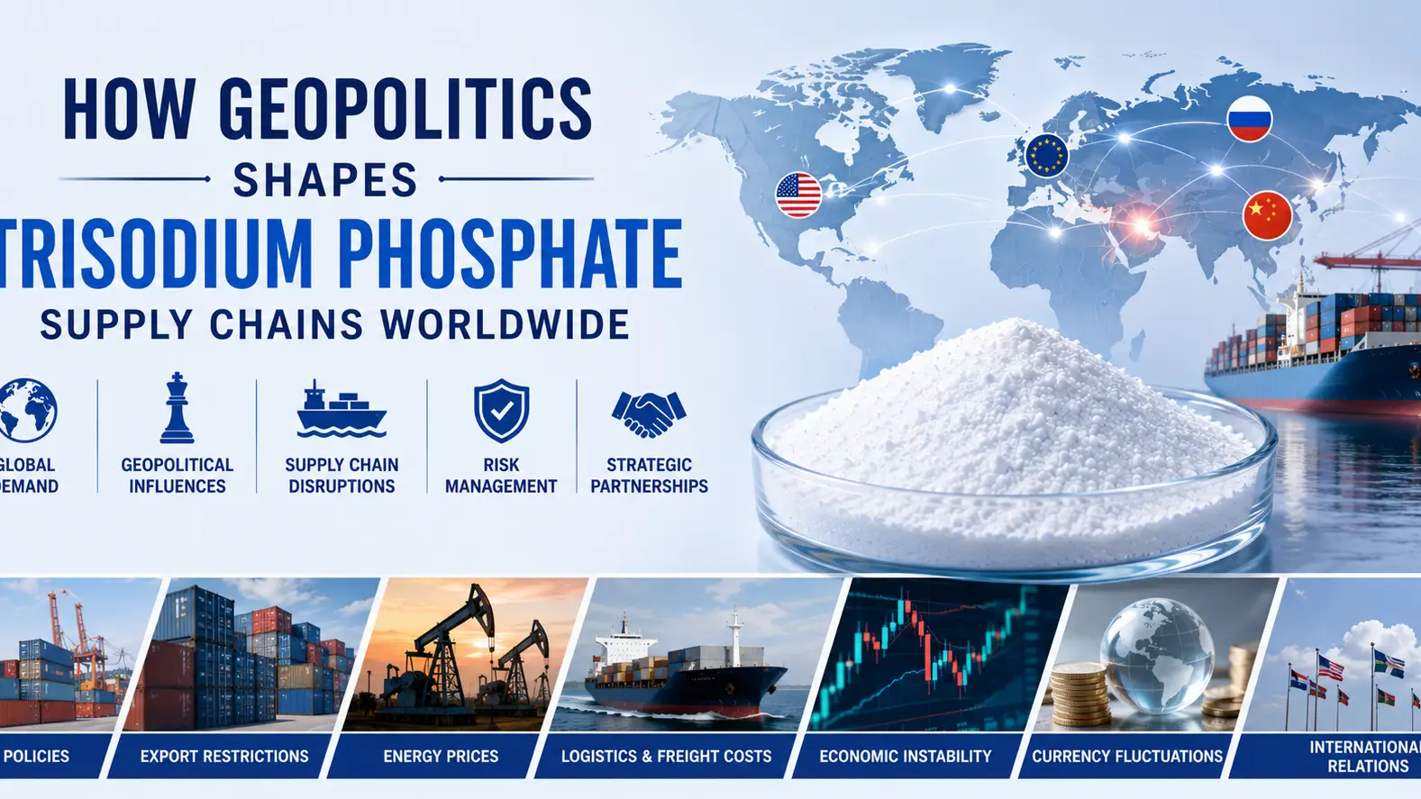How Geopolitics Shapes Trisodium Phosphate Supply Chains Worldwide