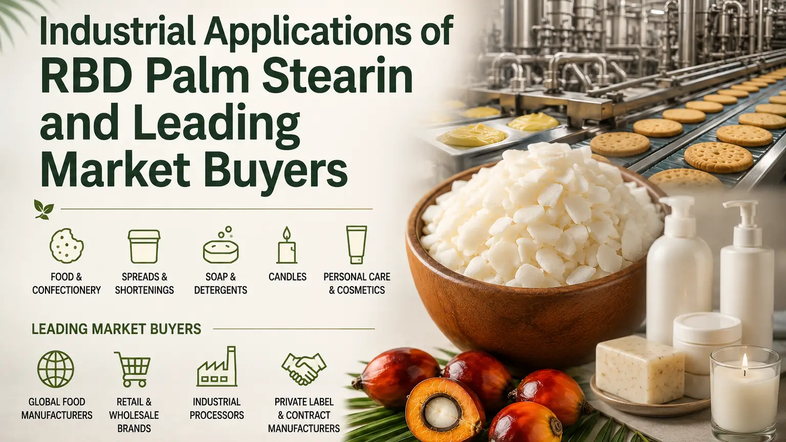 Industrial Applications of RBD Palm Stearin and Leading Market Buyers