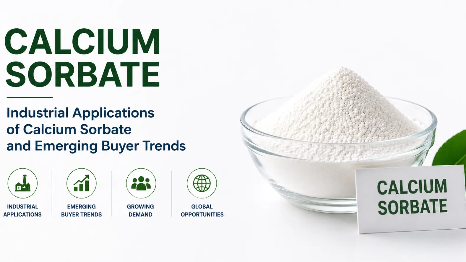 Industrial Applications of Calcium Sorbate and Emerging Buyer Trends