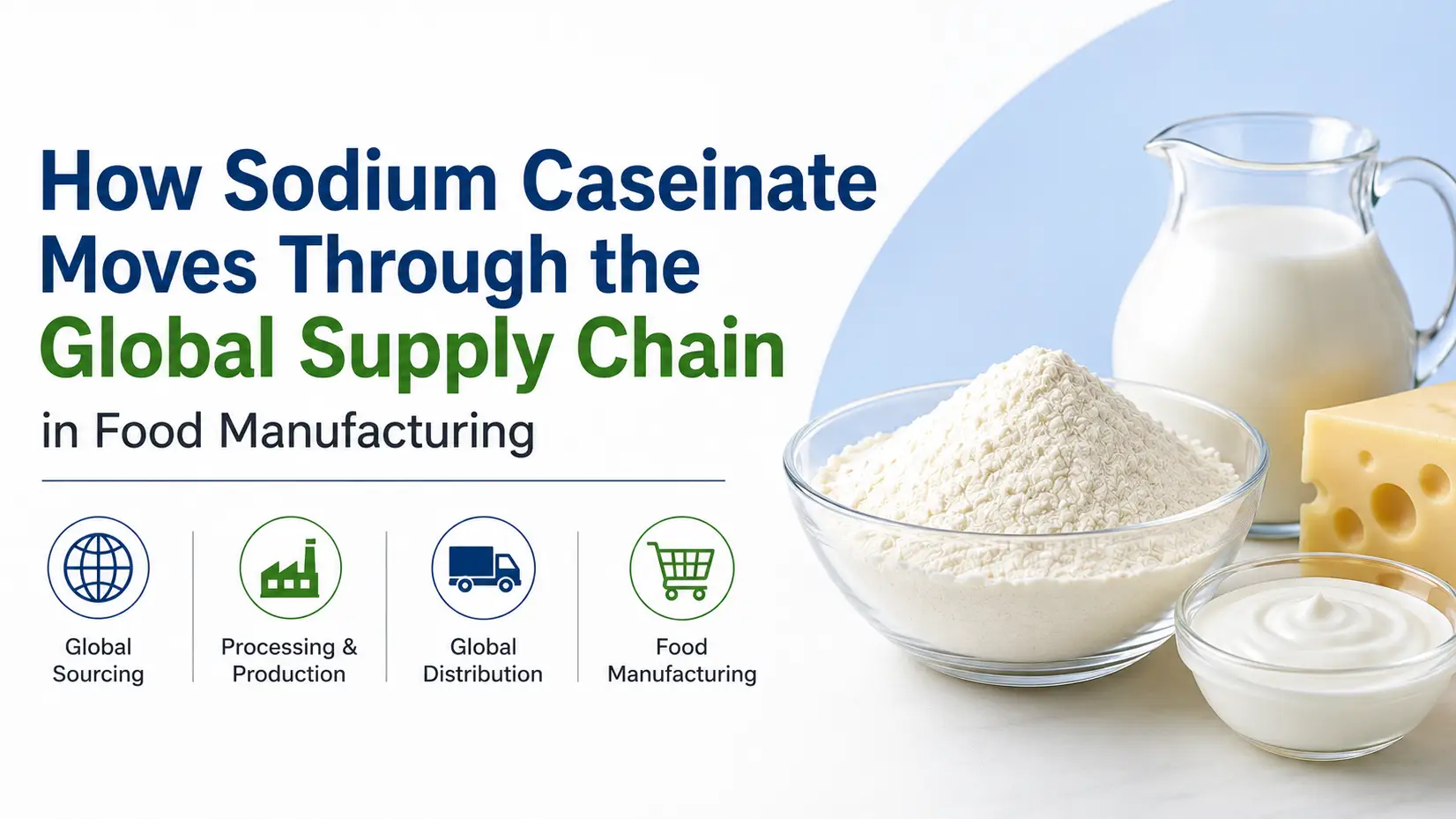 How Sodium Caseinate Moves Through the Global Supply Chain in Food Manufacturing