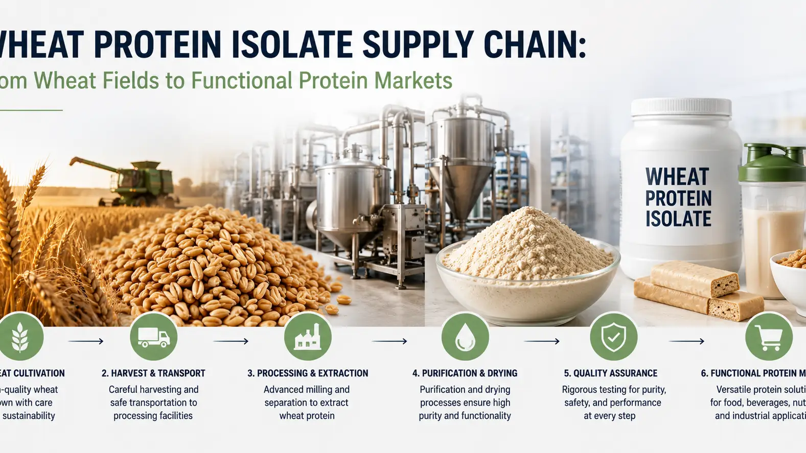 Wheat Protein Isolate Supply Chain: From Fields to Functional Protein Markets
