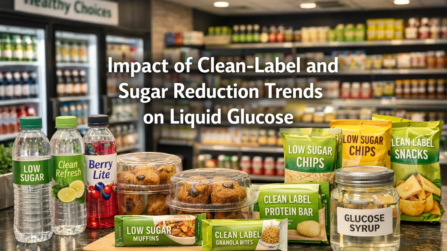 Impacto de las tendencias de etiquetado limpio y reducción del azúcar en la glucosa líquida