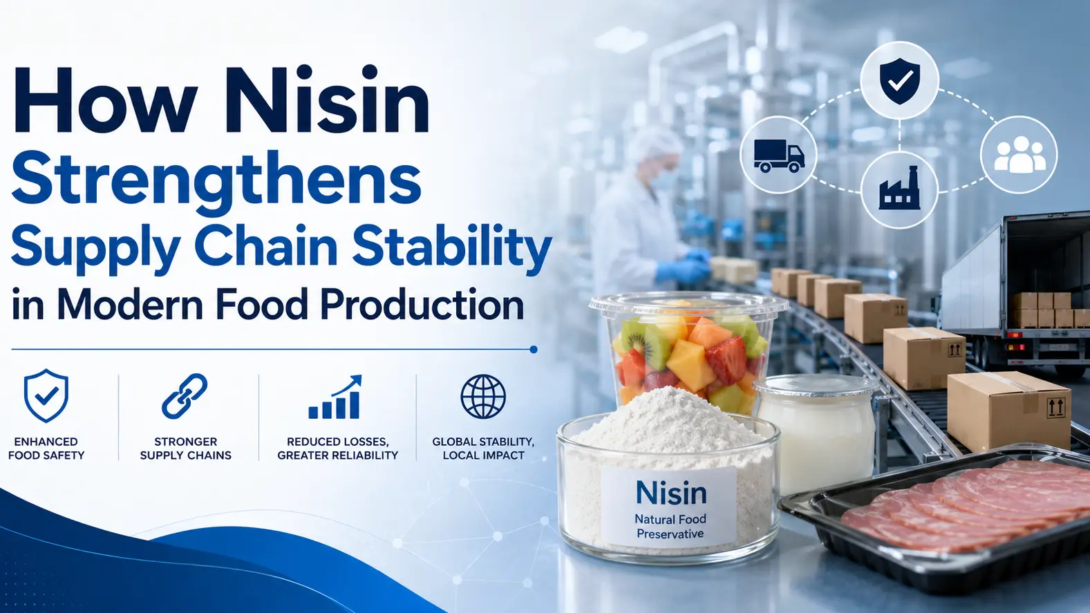 How Nisin Strengthens Supply Chain Stability in Modern Food Production