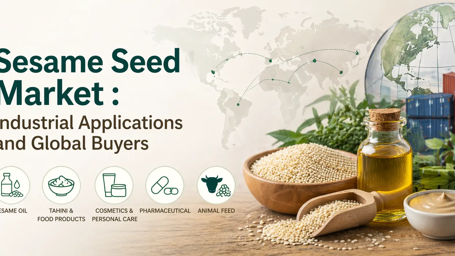 Sesame Seed Market : Industrial Applications and Global Buyers