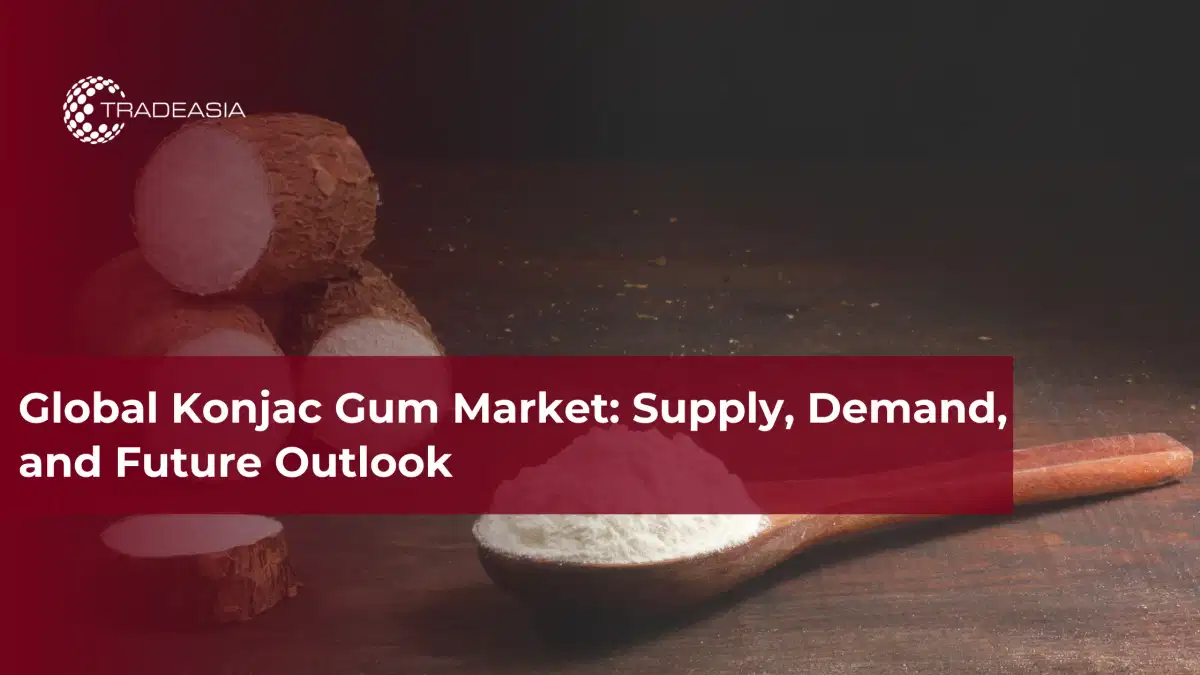 Mercado mundial de goma de konjac: oferta, demanda y perspectivas futuras