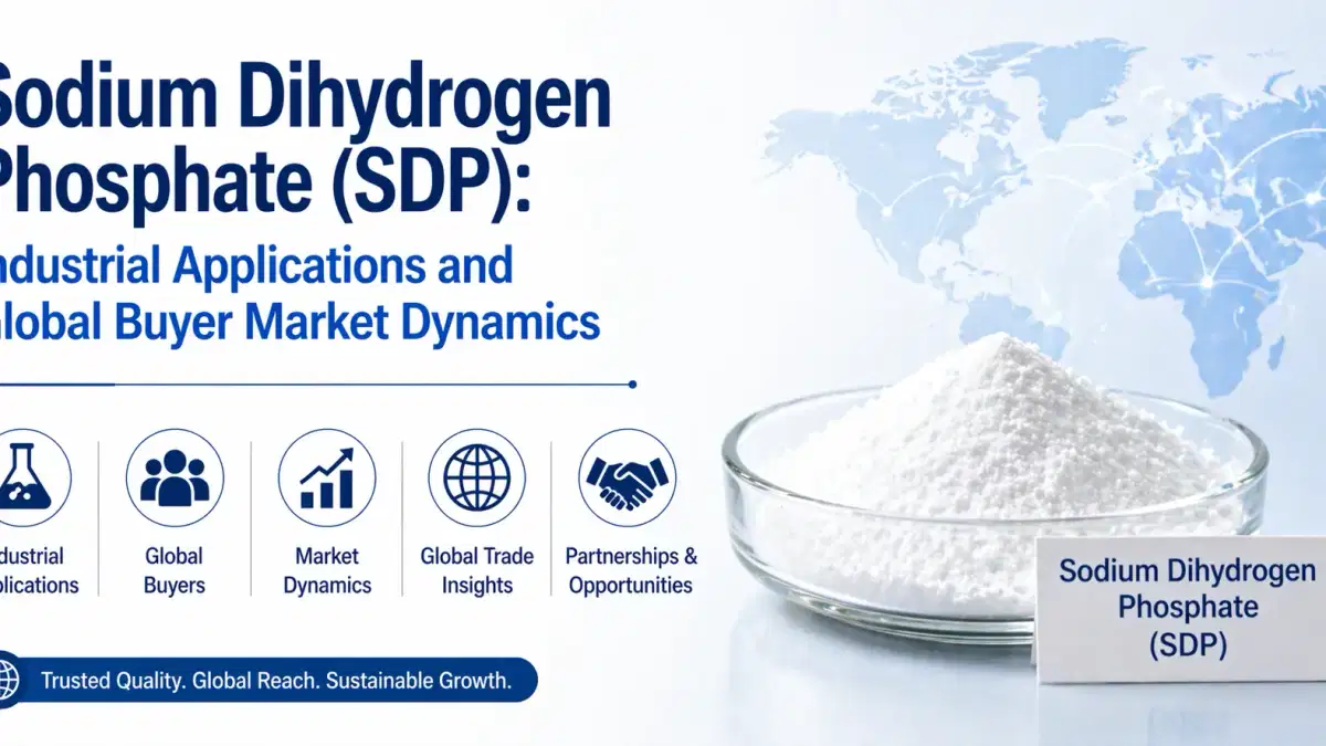 Dihidrogenofosfato de sodio (SDP): aplicaciones y perspectivas del mercado global