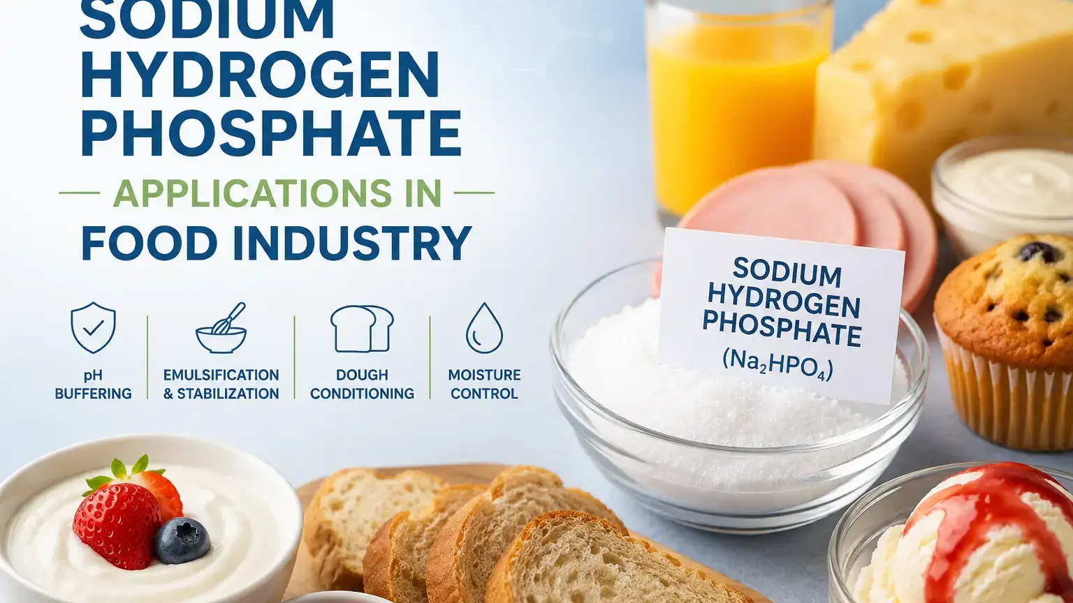 Sodium Hydrogen Phosphate Applications in Food Industry