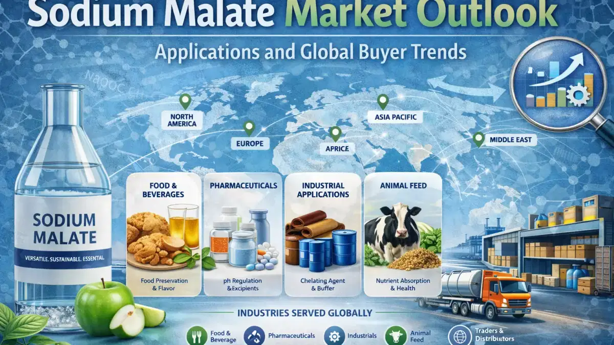 Sodium Malate Market Outlook 2026: Applications and Global Buyer Trends