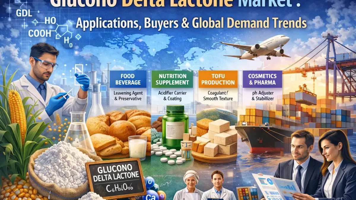Glucono Delta Lactone Market 2026: Applications, Buyers & Global Demand Trends